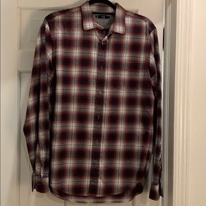 Mens Vince button down flannel